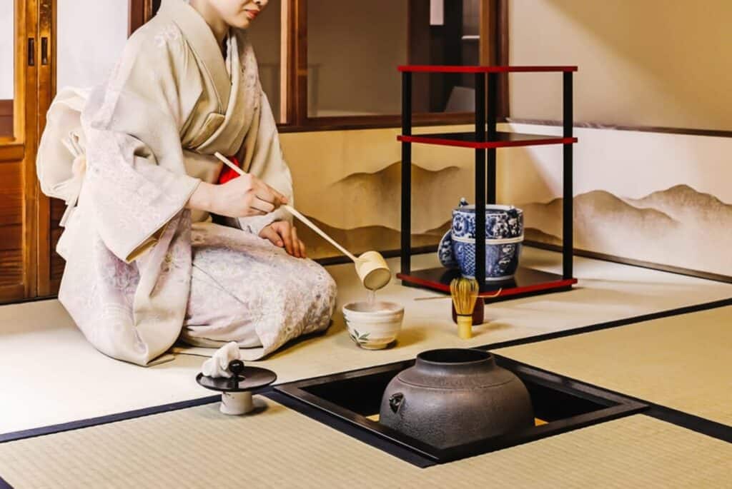 Cérémonie du thé au Temple Jotokuji