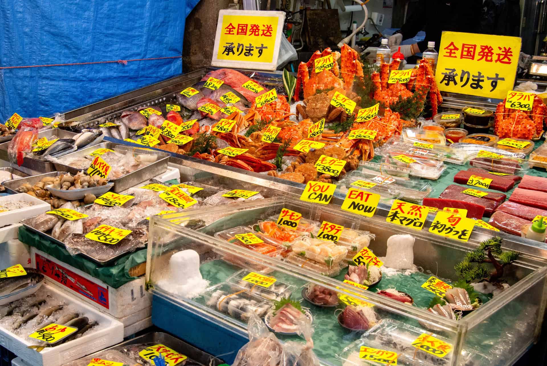 itineraire 2 semaines au japon marche poisson tsukiji