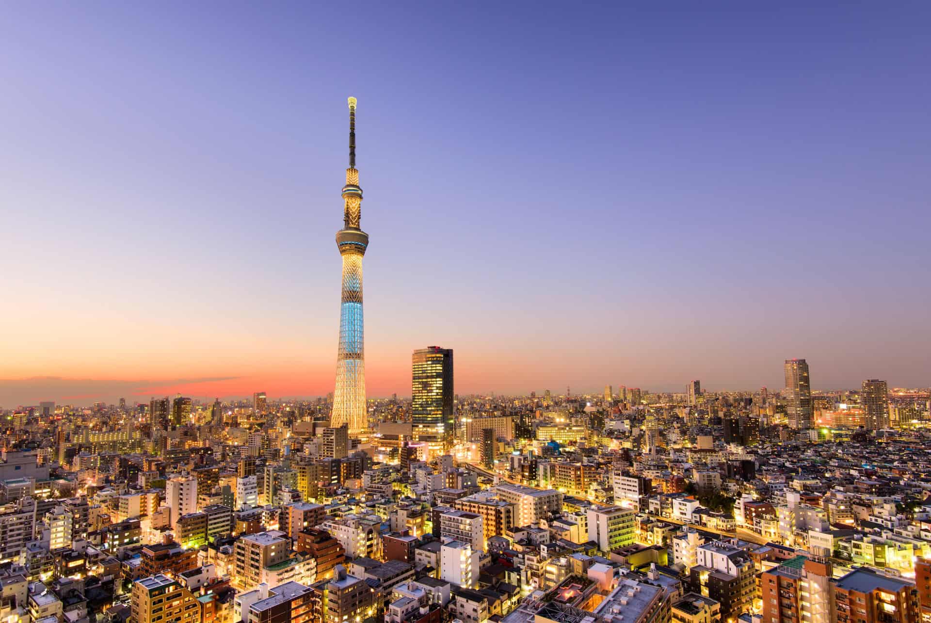 itineraire 2 semaines au japon tokyo skyline