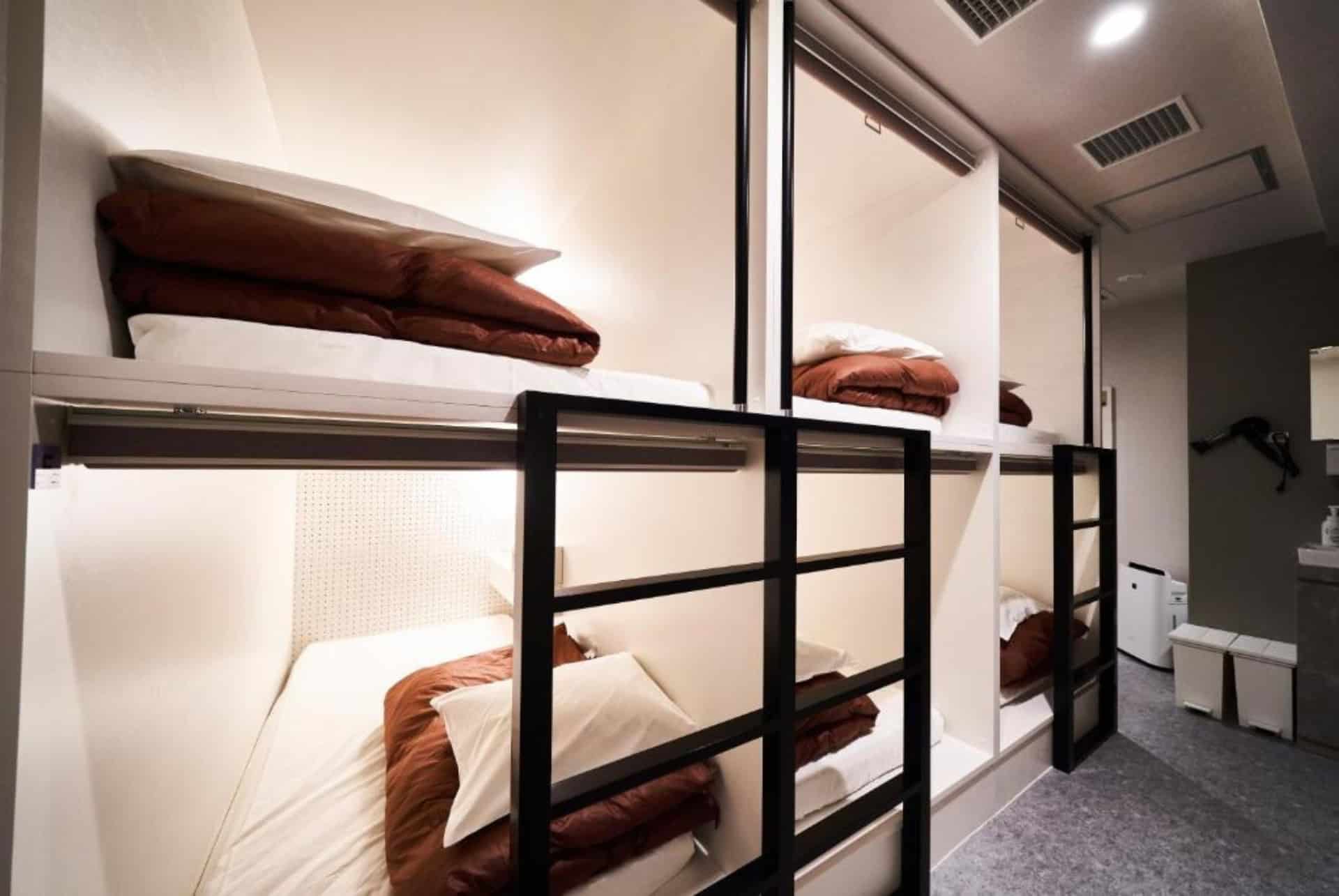 and hostel shinsaibashi east and hostel shinsaibashi east