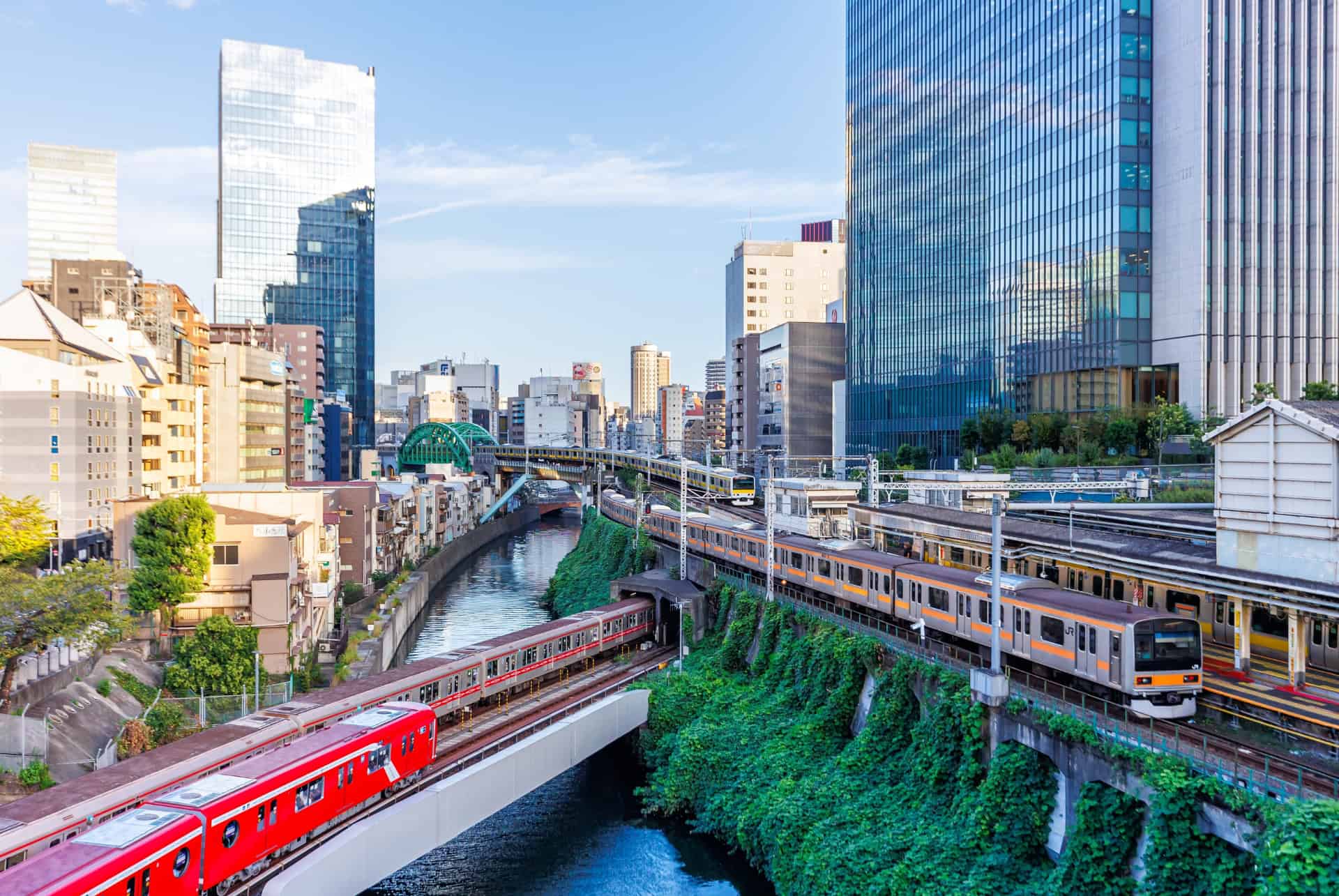 trains traversant tokyo trains traversant tokyo