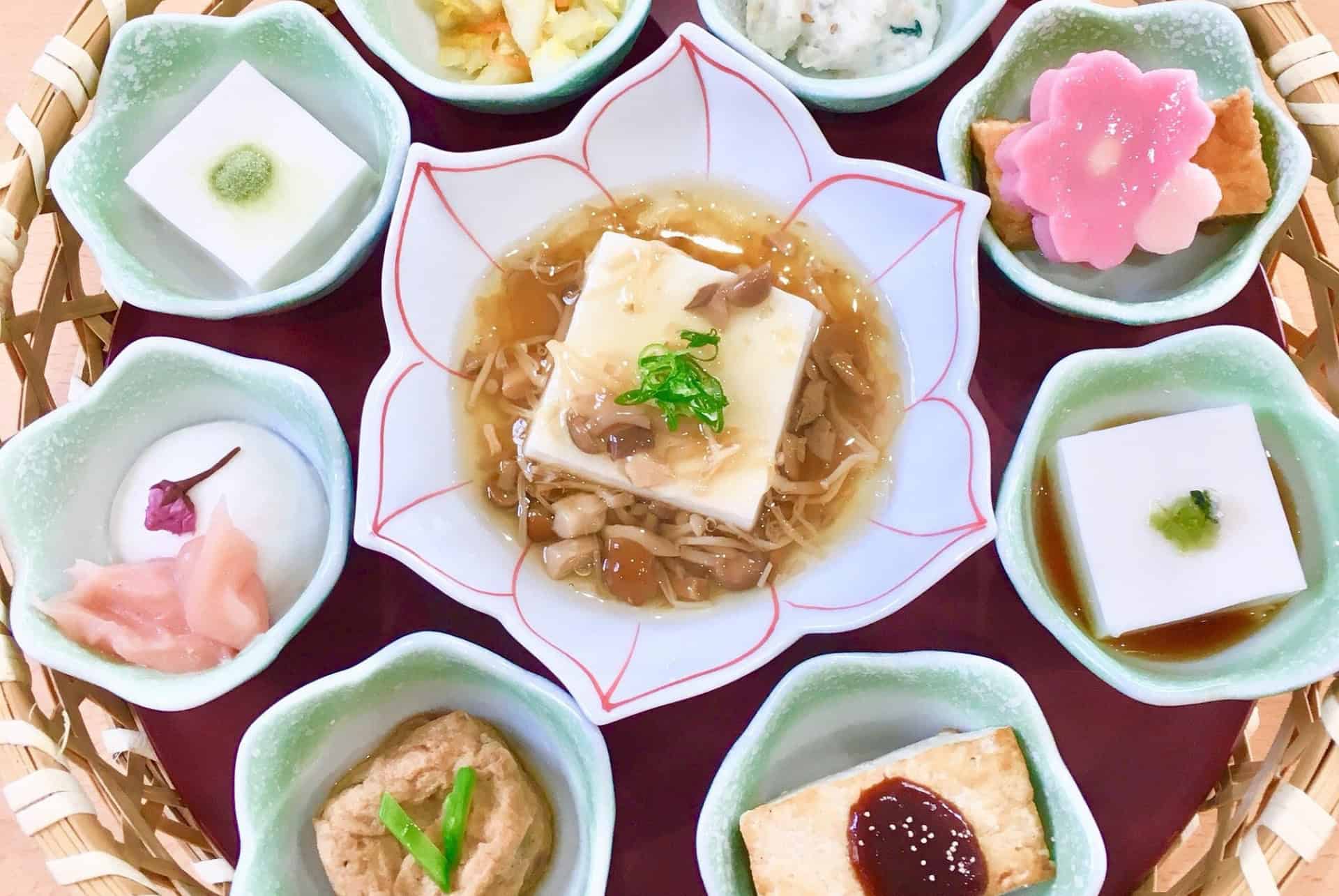 le tofu au sesame specialite culinaire du mont koya