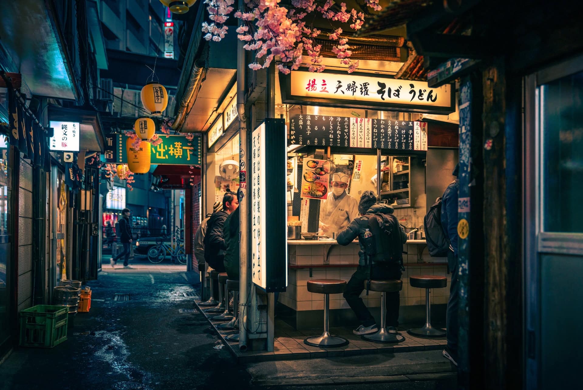 stand de ramen en soiree