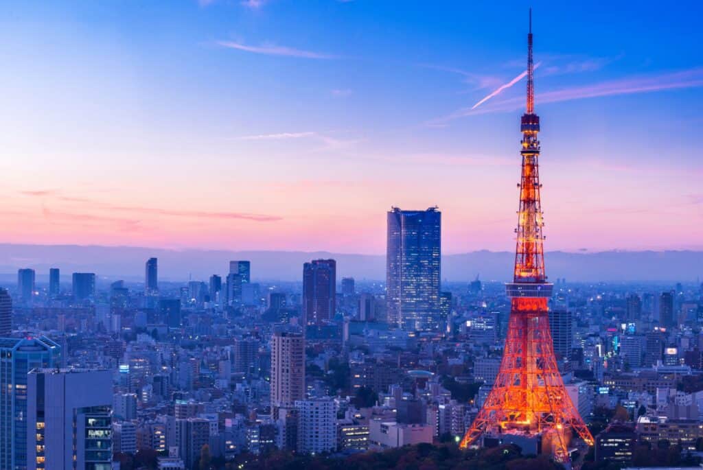 Billet d'entrée à la Tour de Tokyo