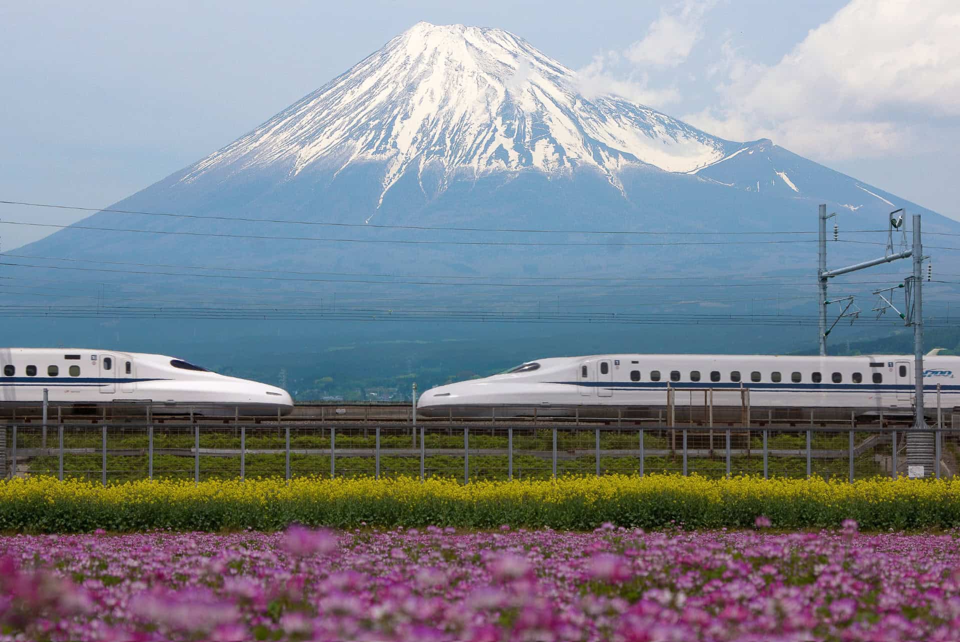 deux trains japon