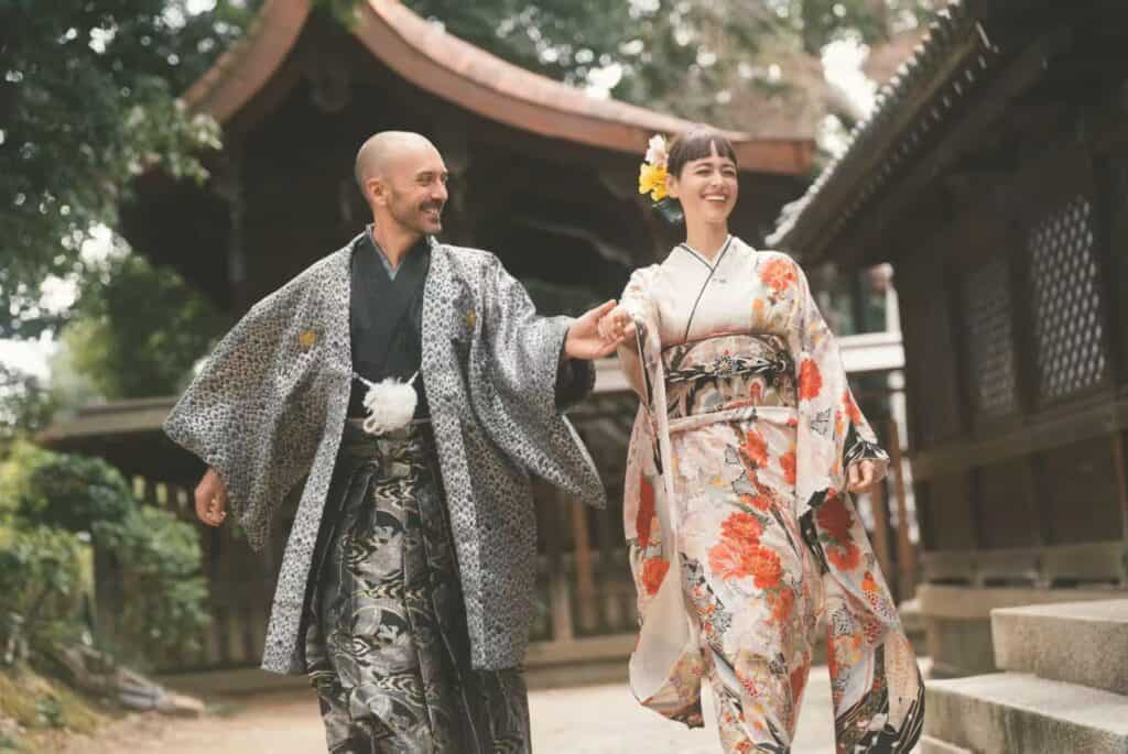 Location de kimono à Kiyomizu-dera