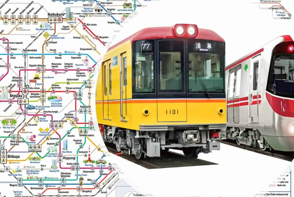 Ticket de métro Tokyo 24 heures, 48 heures ou 72 heures