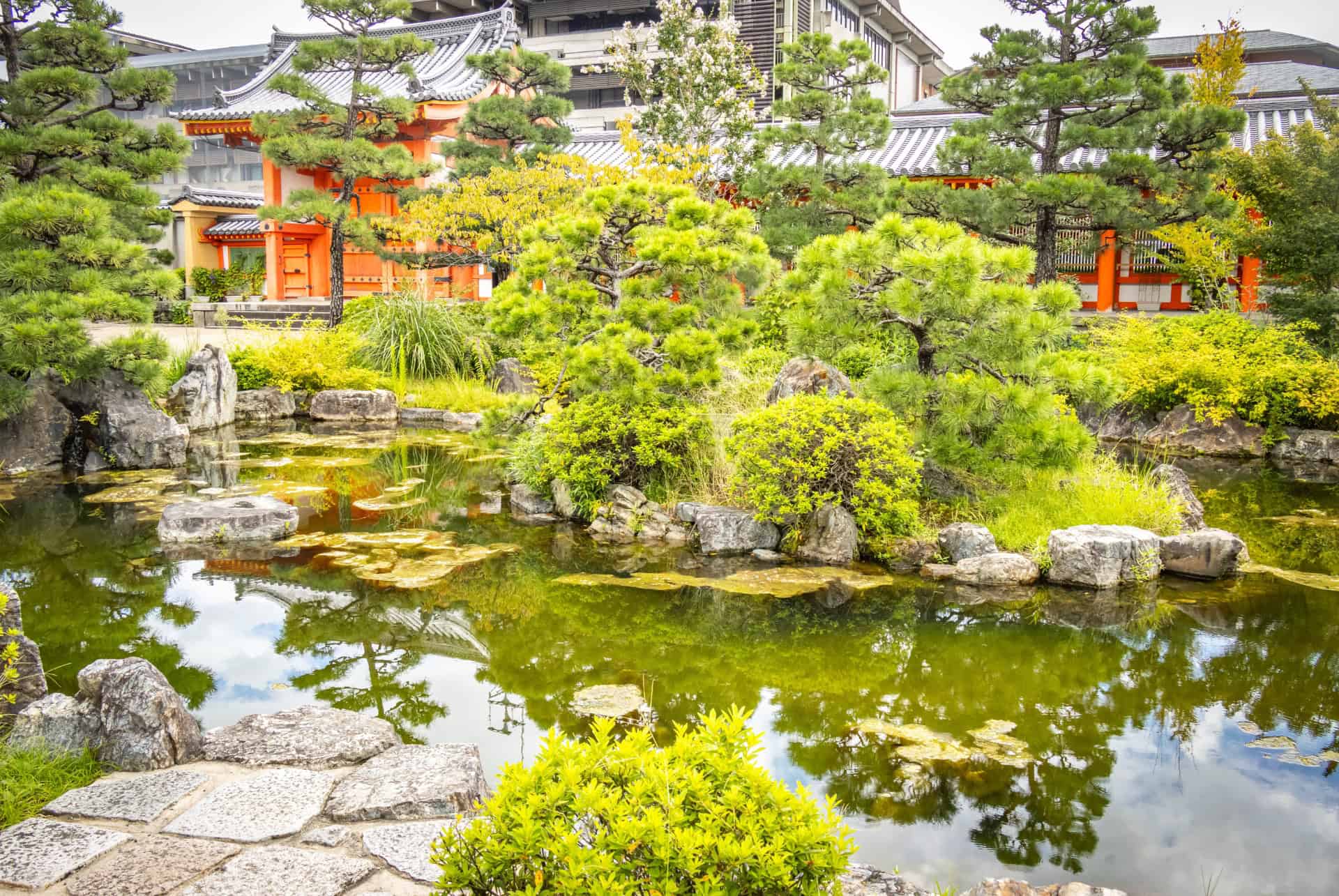 jardins temple sanjusangen-do kyoto