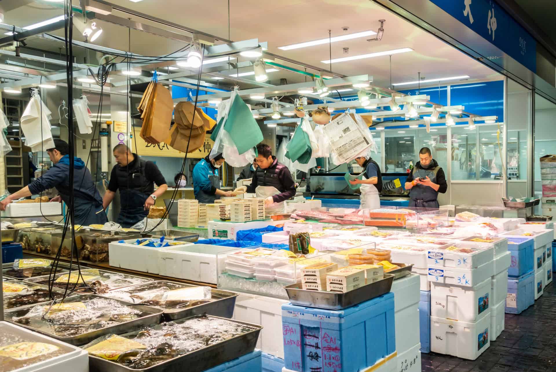 Le marché de Toyosu