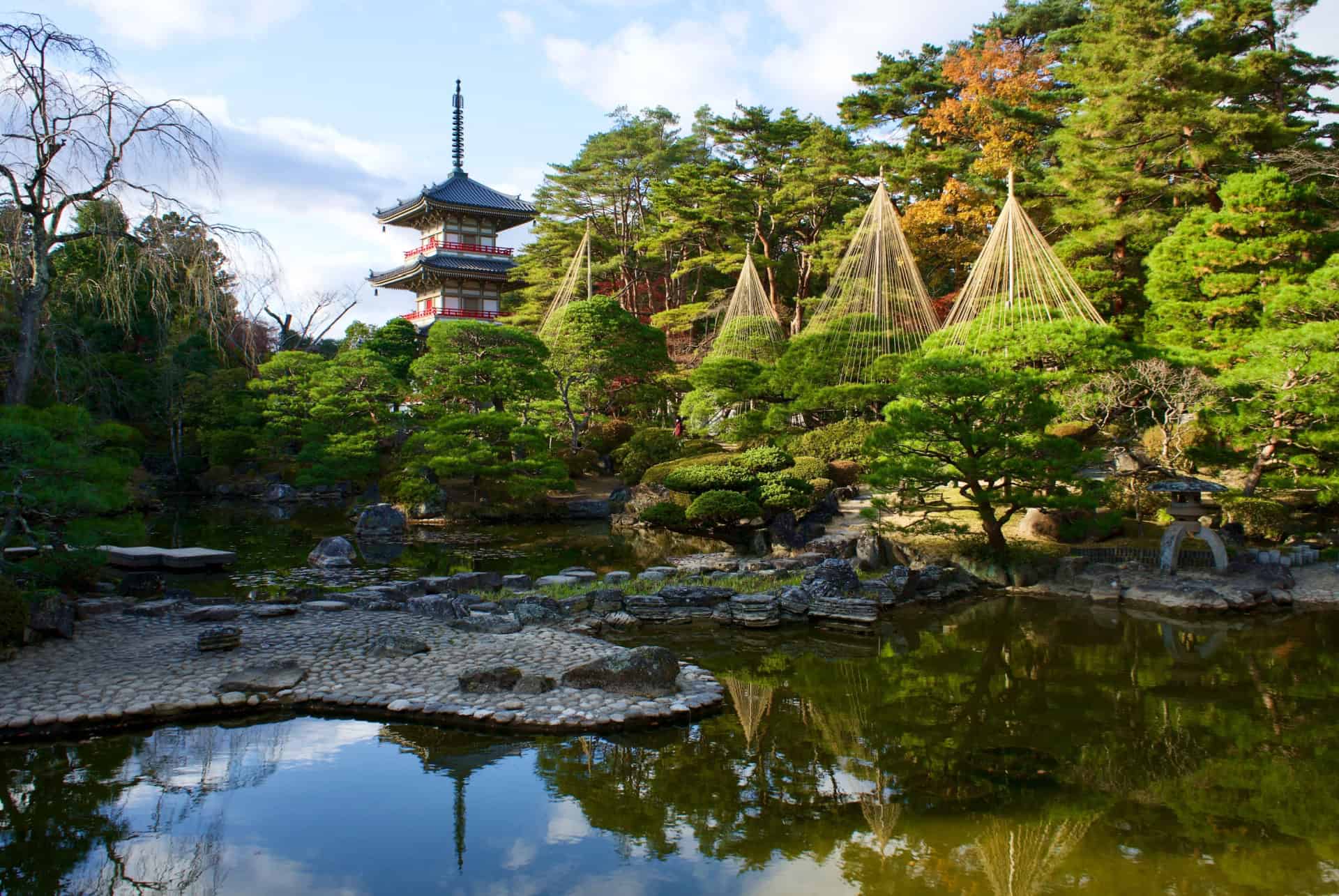 jardin du temple rinno-ji sendai