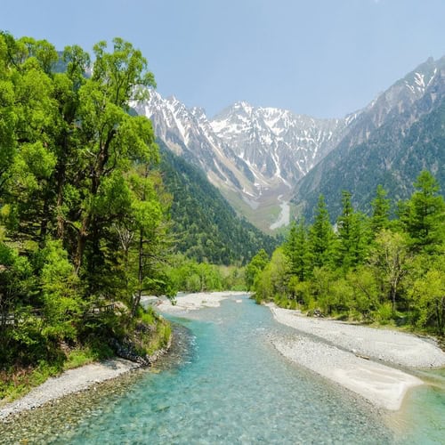 parc national de kamikochi dans la perfecture de nagano