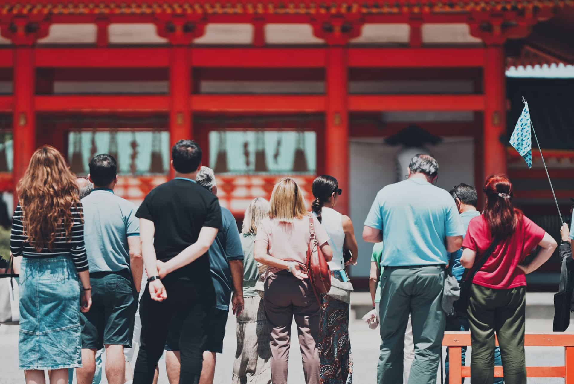 affluence touristique au japon