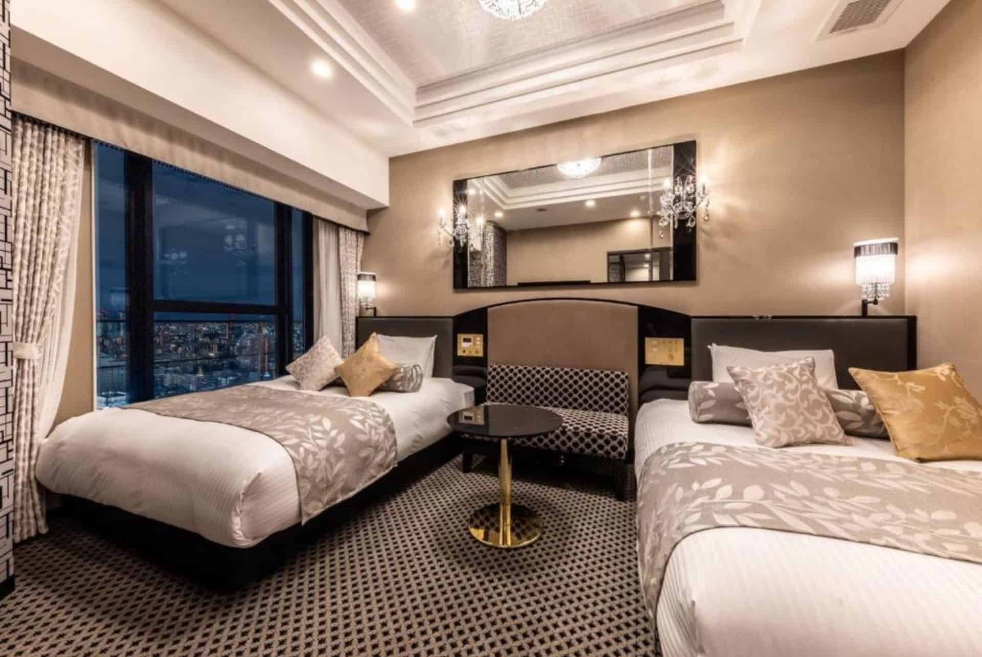 chambre double au apa hotel and resort osaka umeda eki tower