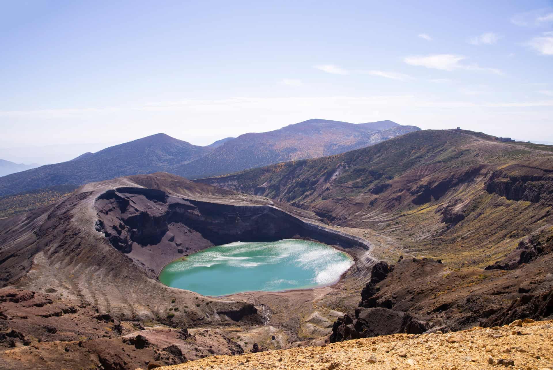 japon en septembre lac okama