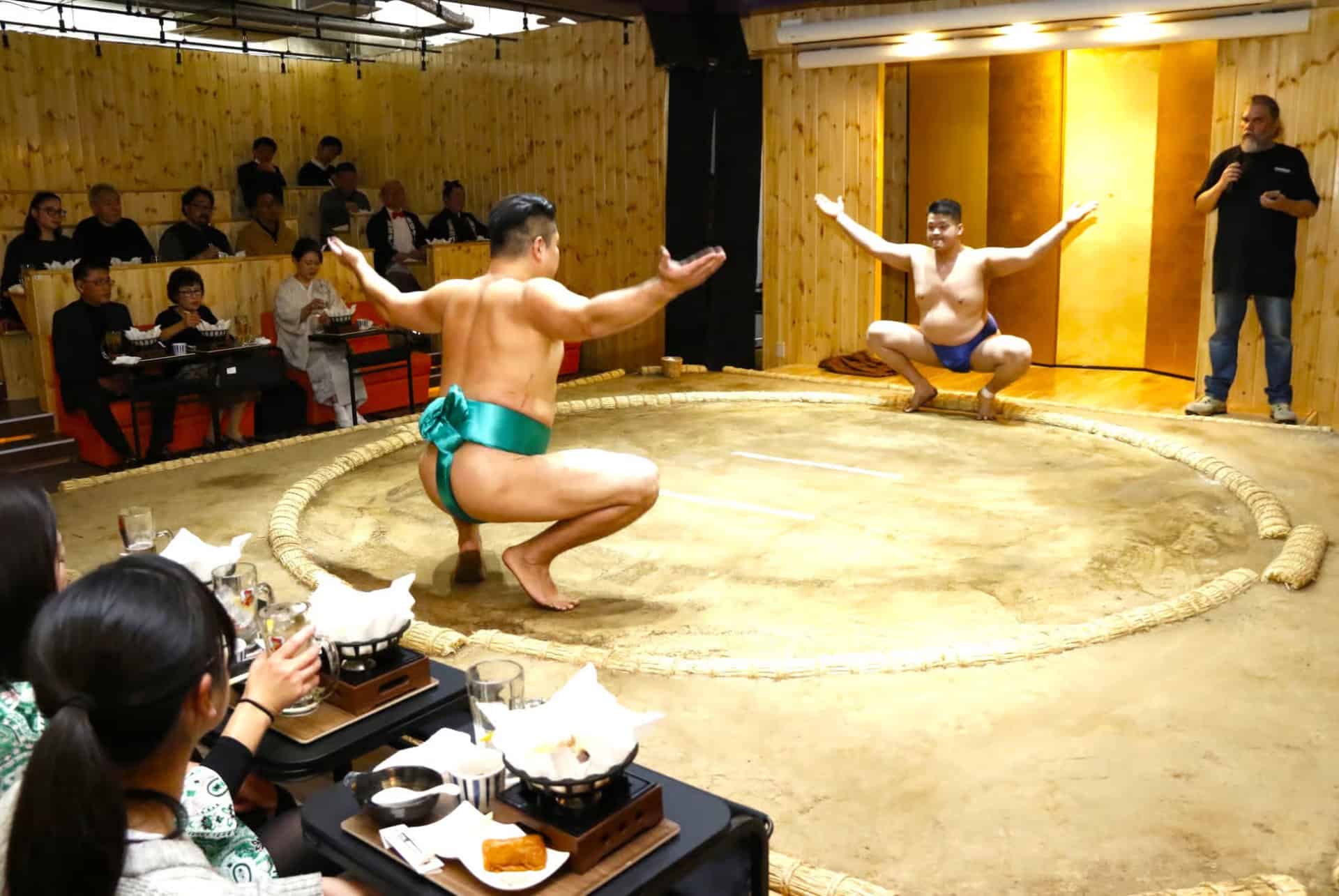 match de sumo et repas chanko nabe