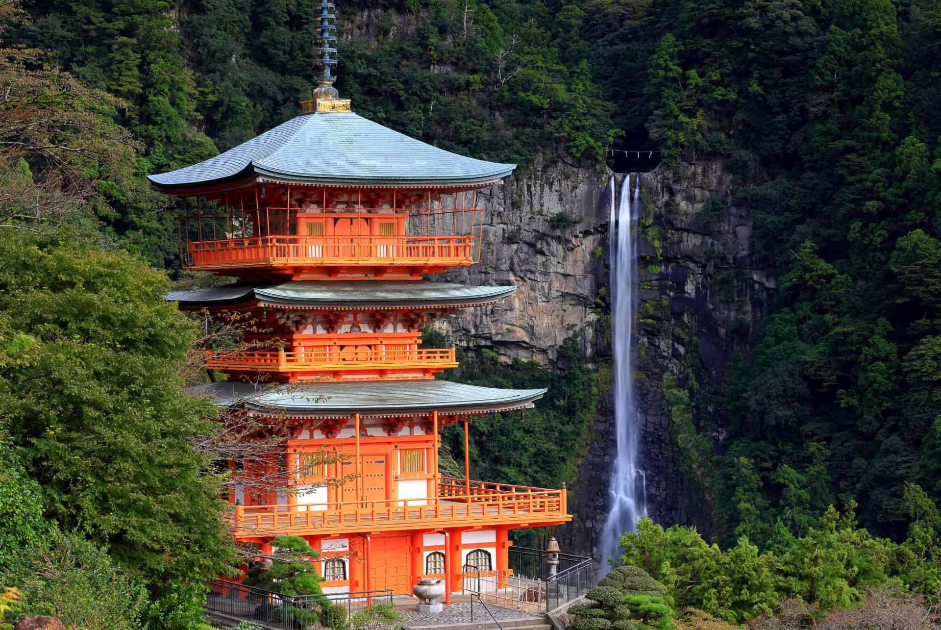 sentier Kumano kodo temple