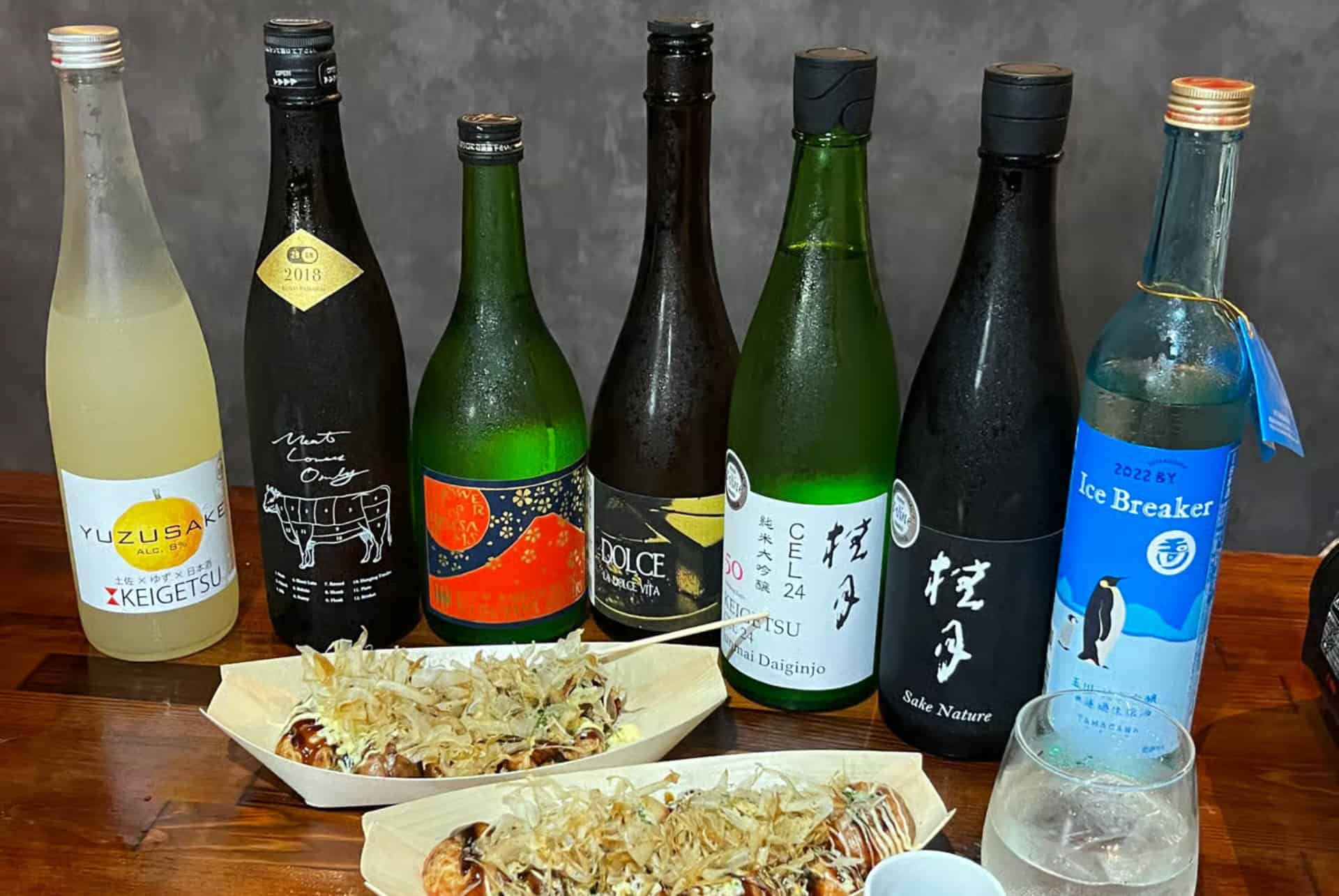 takoyaki et sake a osaka