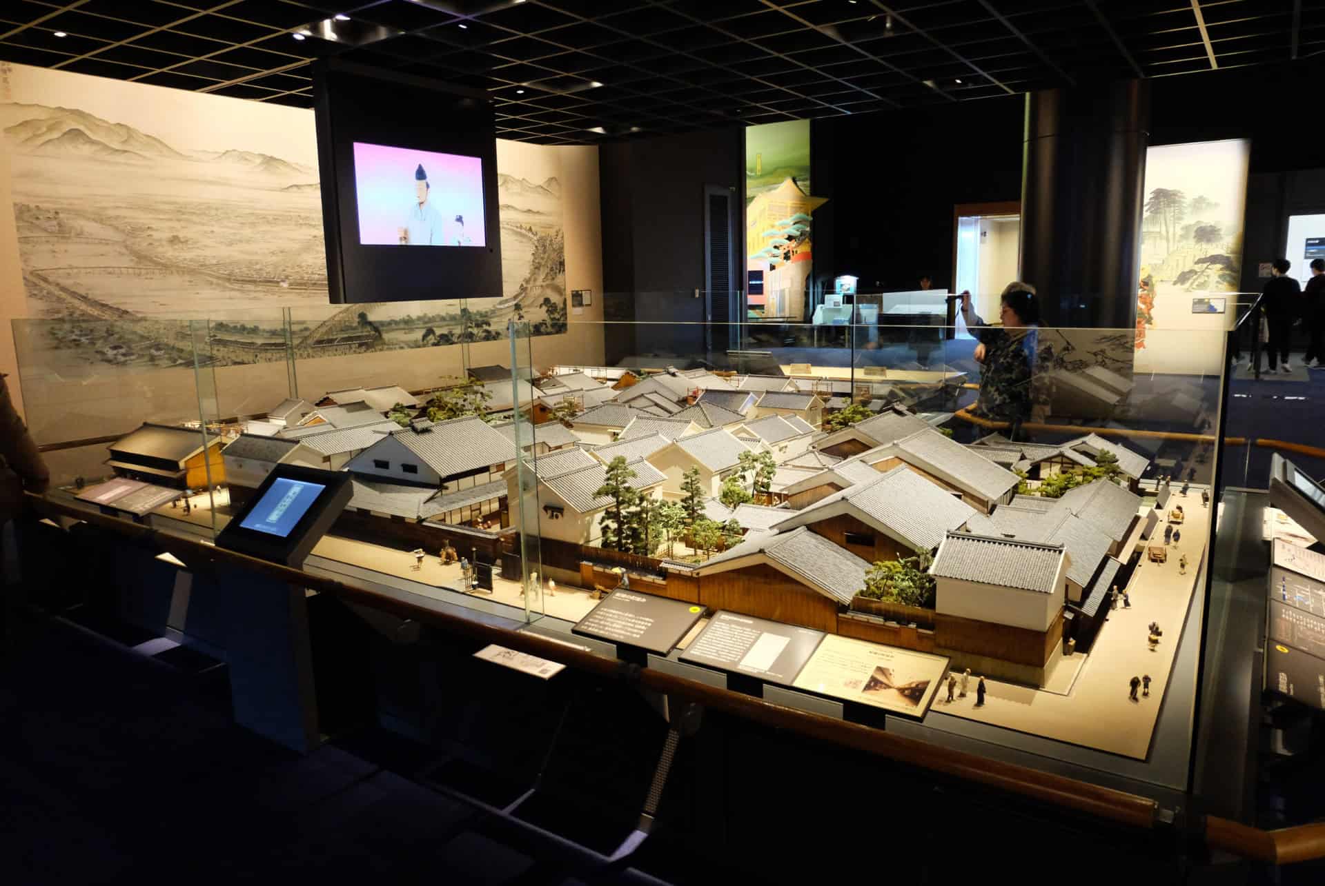 visiter le chateau osaka maquette du musee
