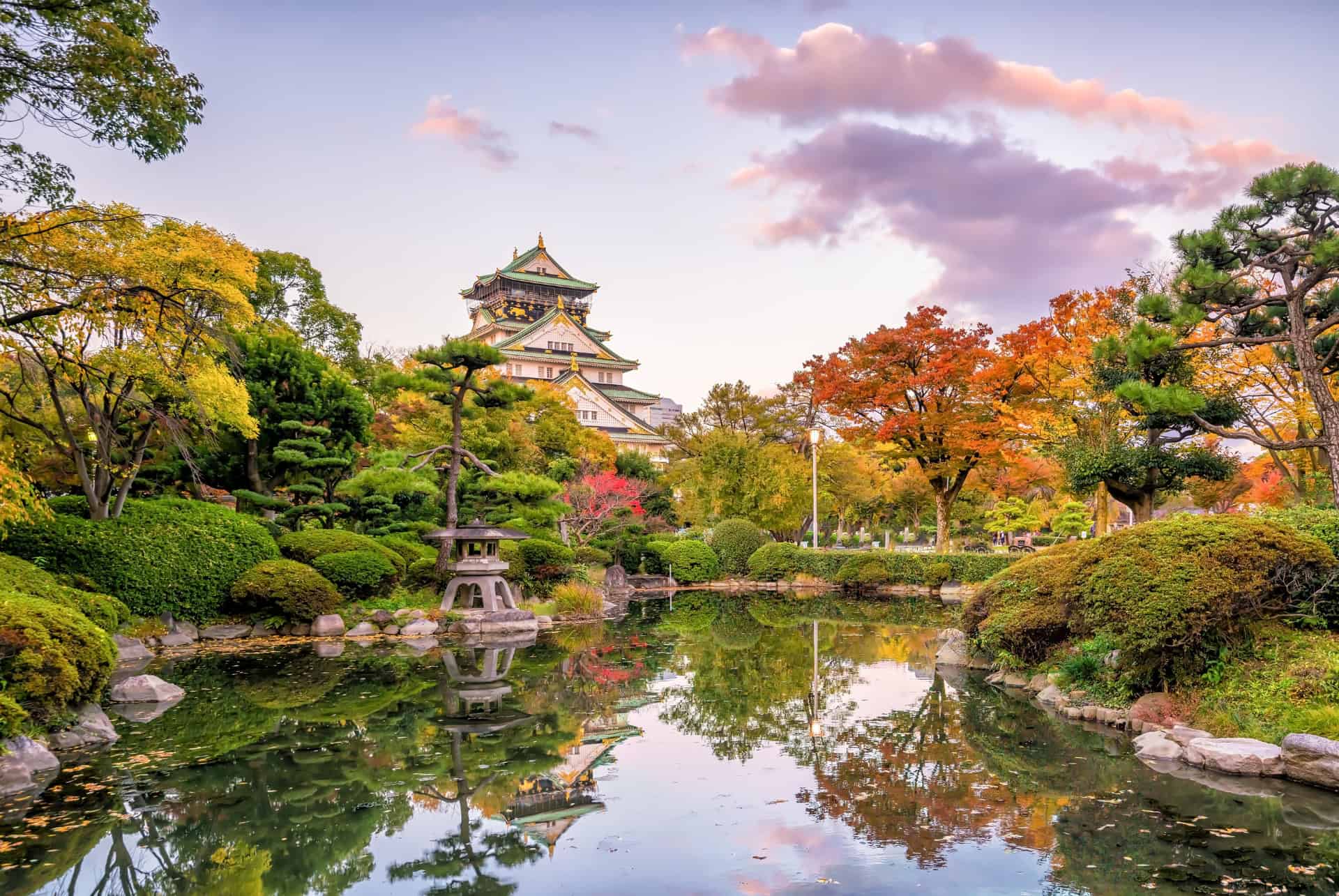 visiter le chateau osaka et ses jardins