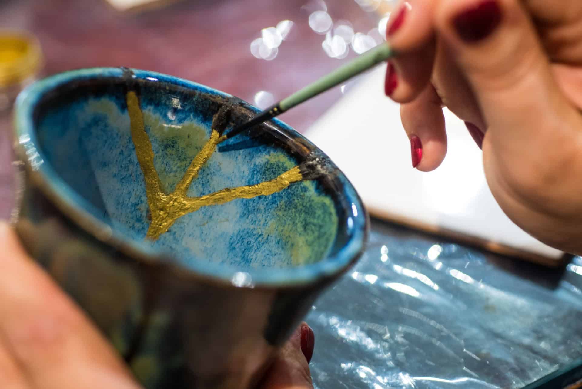 art kintsugi japonais