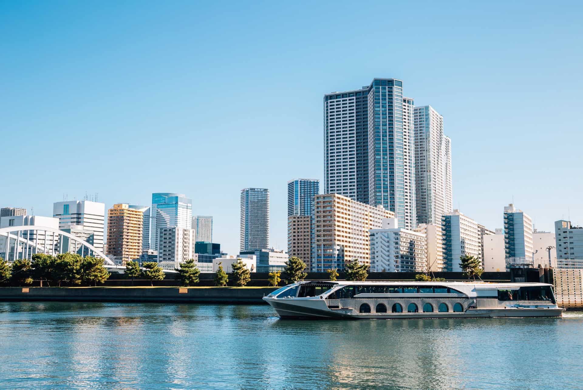 croisiere sur la riviere sumida tokyo