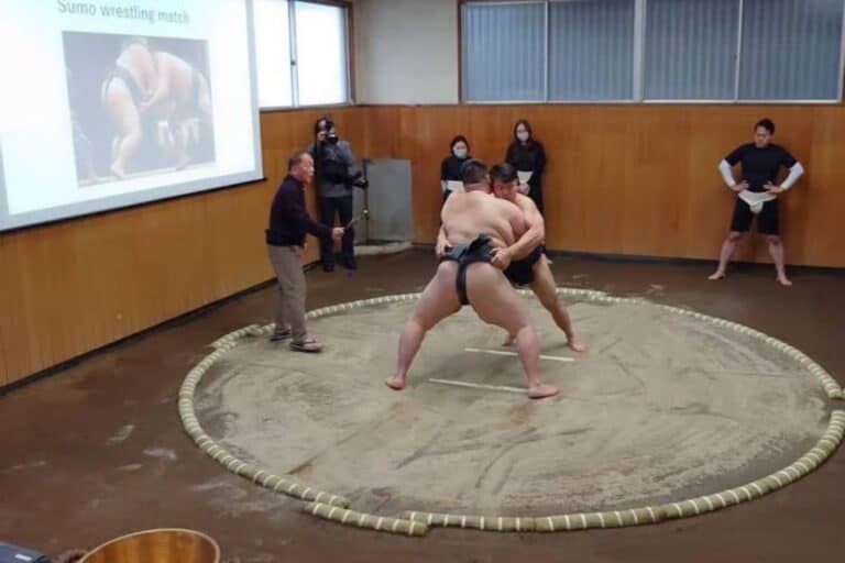 Spectacle de sumo à Tokyo