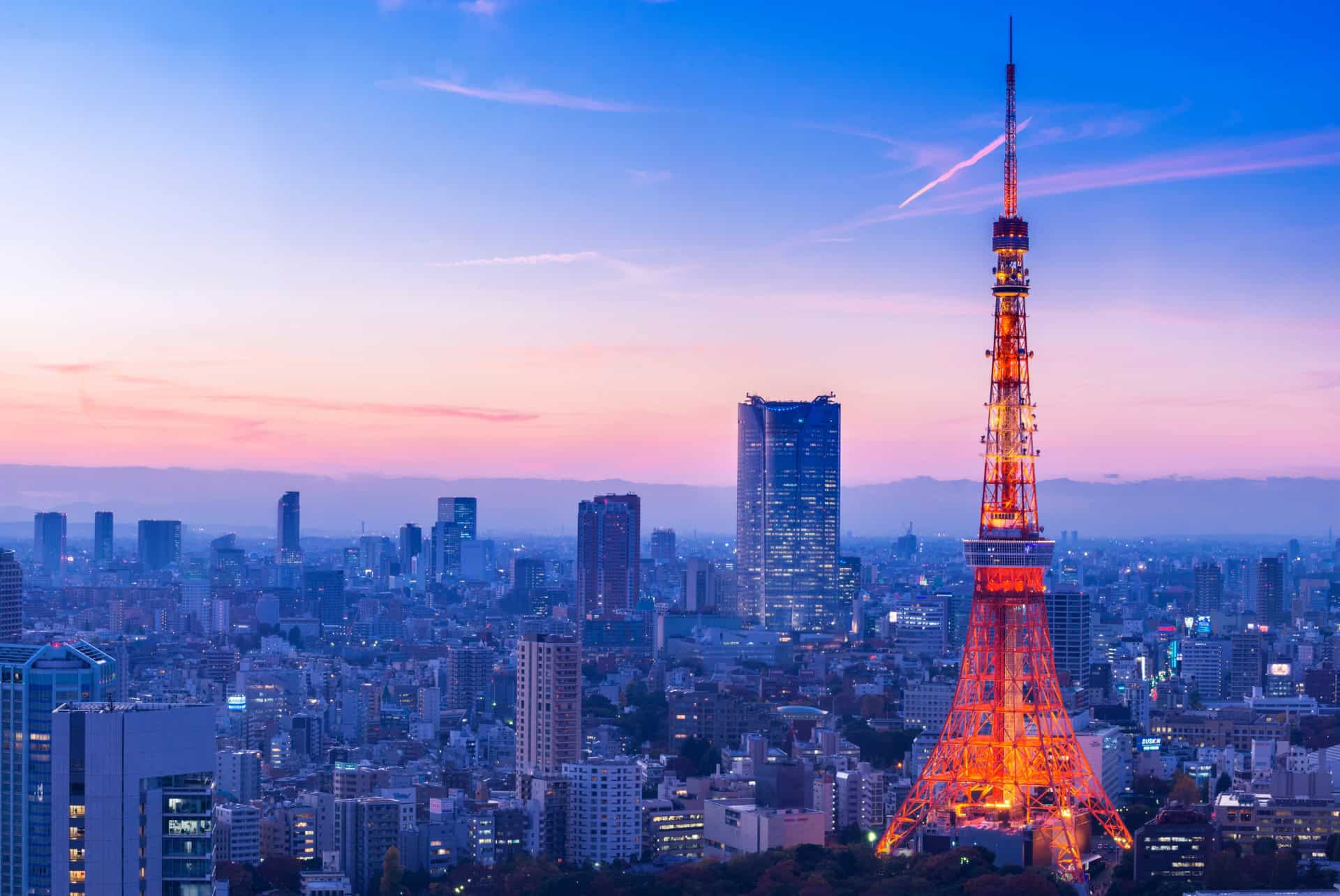 tour de tokyo la nuit
