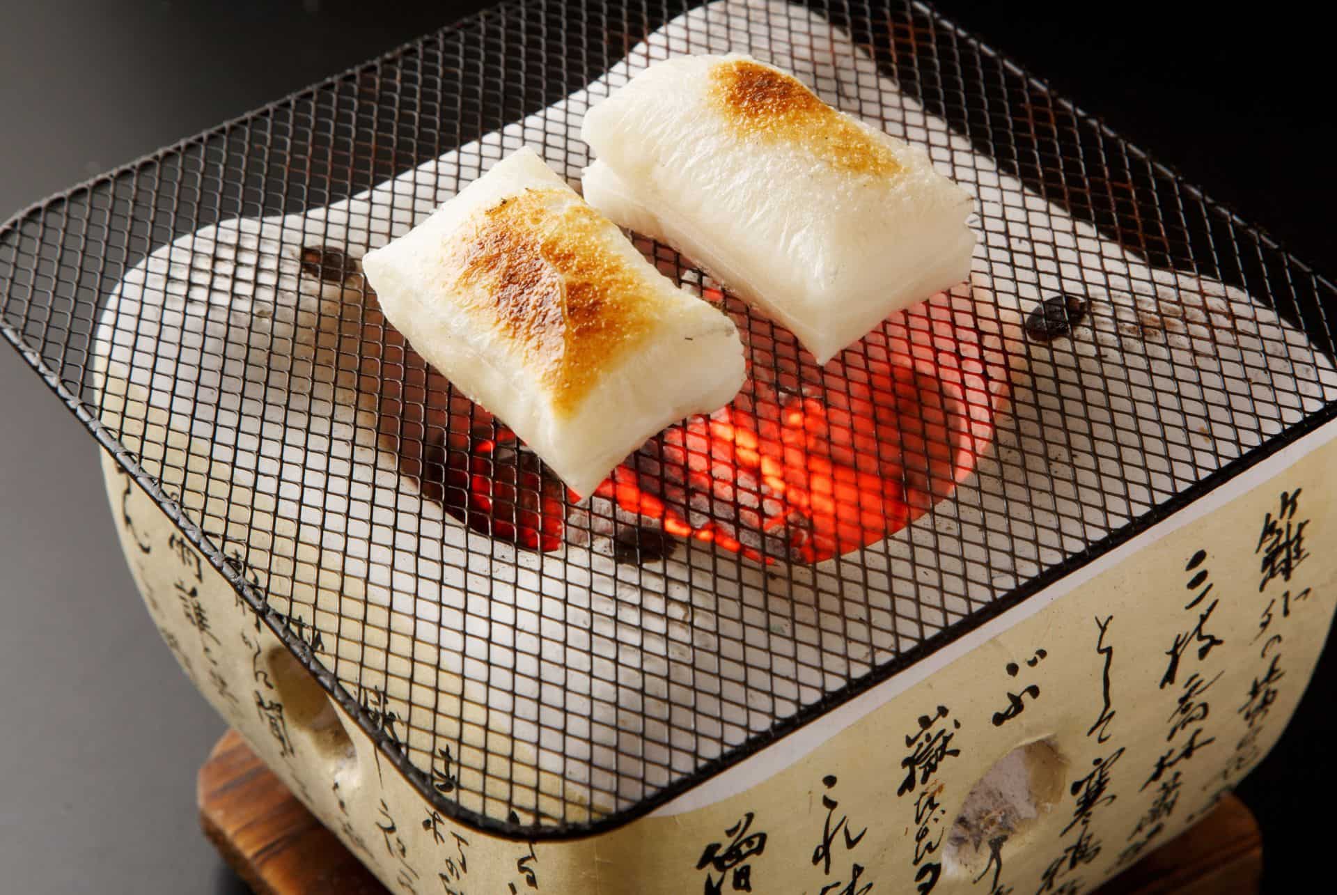 yakimochi japon en hiver