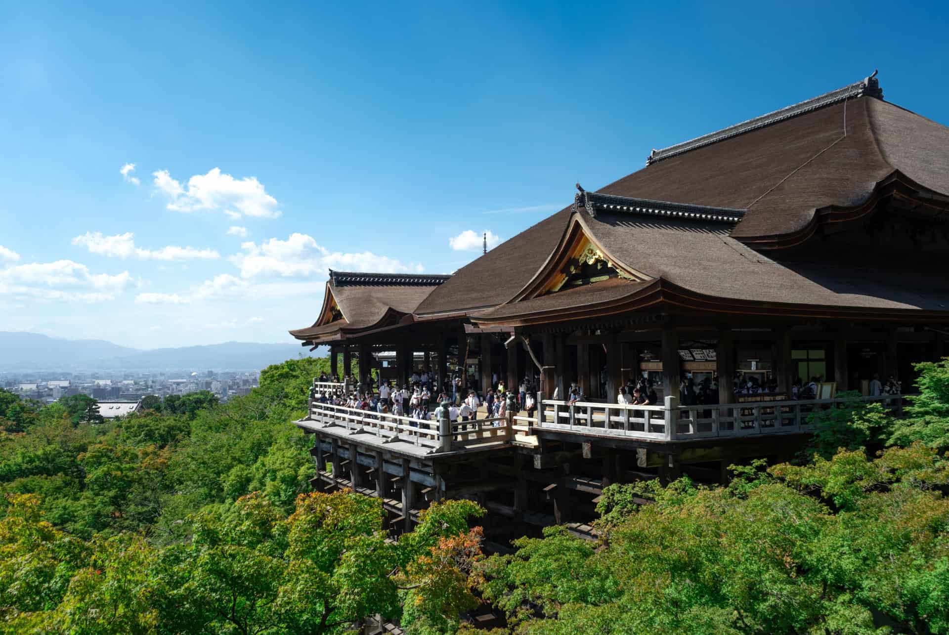 kiyomizu dera pavillon hondo kiyomizu dera pavillon hondo