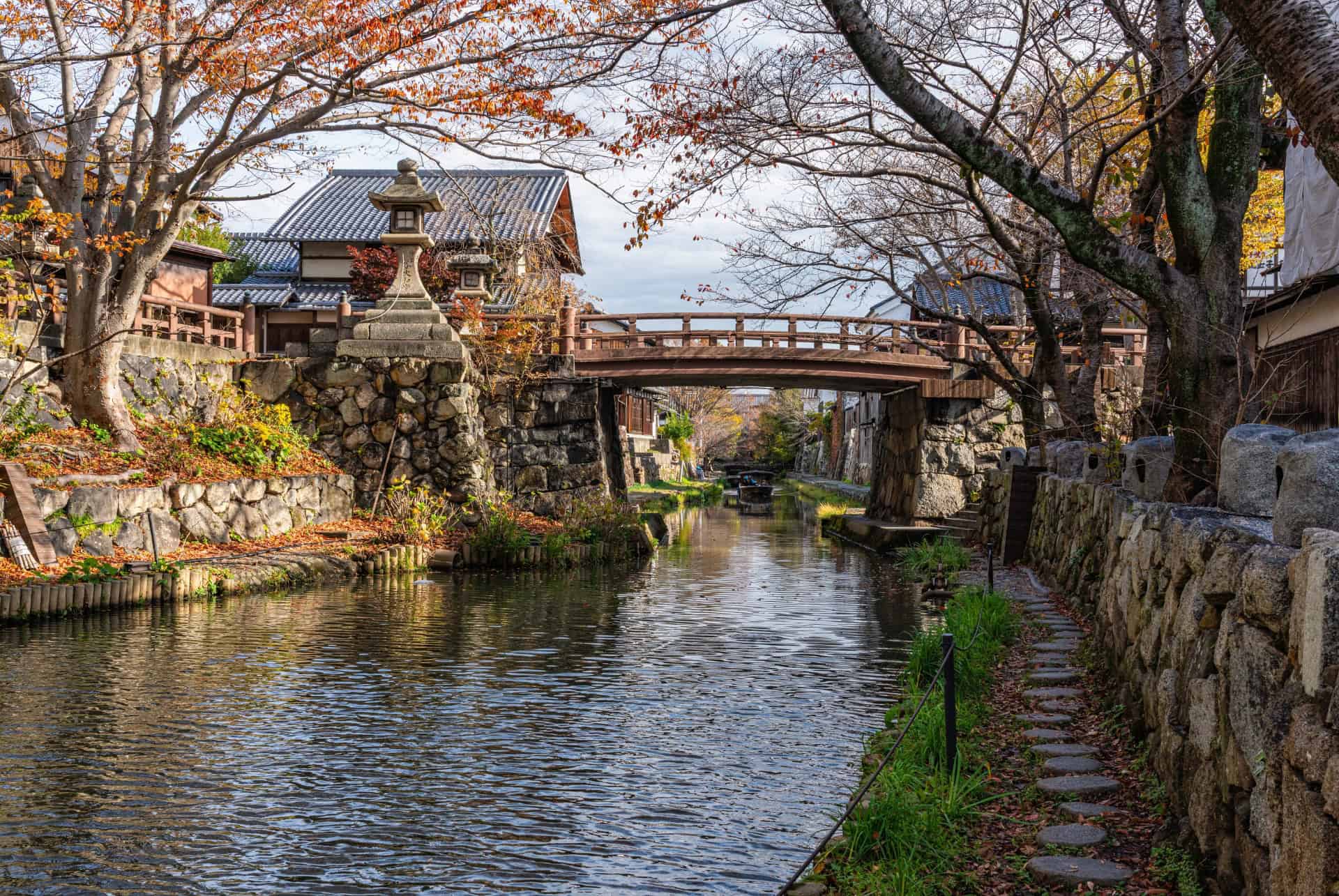 omihachiman canal hachiman bori omihachiman canal hachiman bori